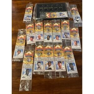 Baseball Legends Colorized Quarters Complete Set Sealed